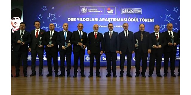 AOSB Firmaları 11 Ödülle Parladı: Üretim, İhracat ve Ar-Ge Başarısı